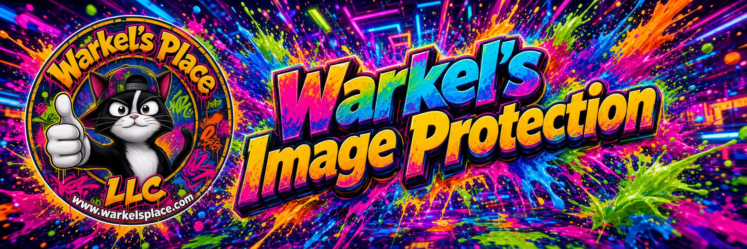 Warkel's Image Protection graffiti header